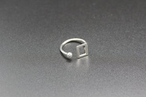 sterling silver Ring, white